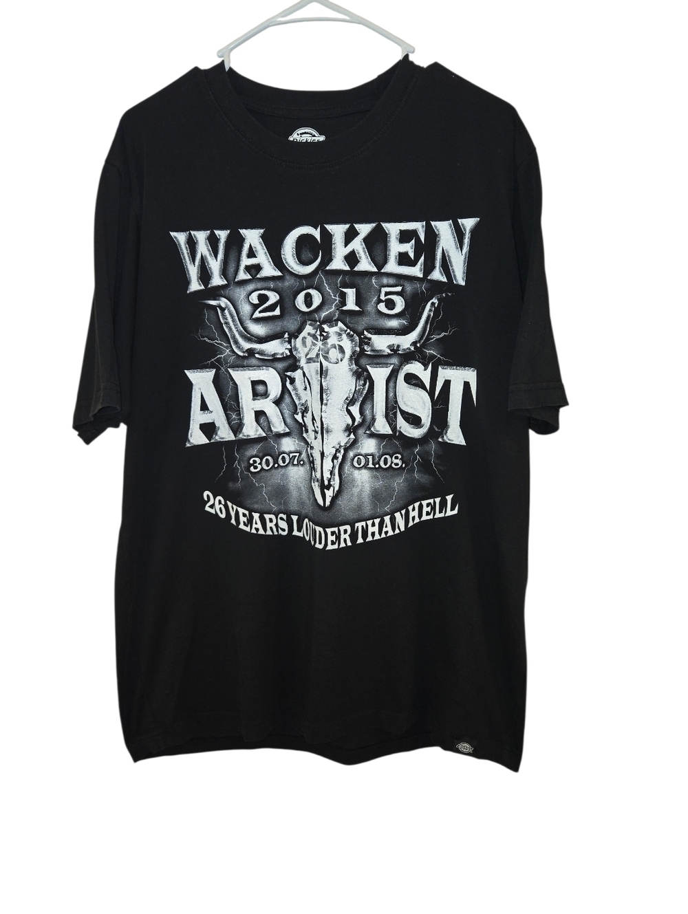 WACKEN 2015 VINTAGE ROCK BAND TOUR TEE FROM THE WACKEN OPEN AIR FESTIVAL.SIZE XL